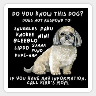 Leftover dog - Krik - fundraiser Magnet